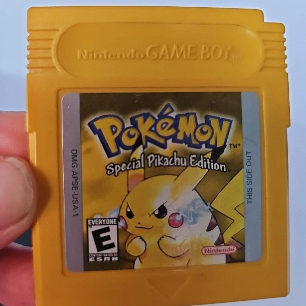 Vtg Nintendo Game Boy Color LOT 3 Pokemon Pikachu Crystal Blue Game Camera WORKS